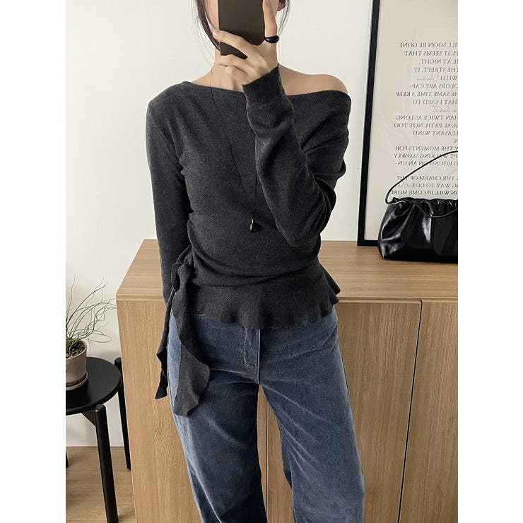 オフショルダーニットトップス | Ulysses | 詳細画像2 