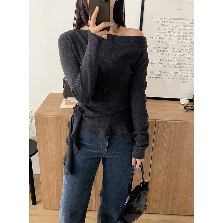 オフショルダーニットトップス | Ulysses | 詳細画像4 