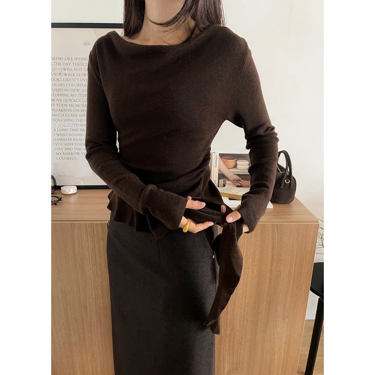 オフショルダーニットトップス | Ulysses | 詳細画像8 