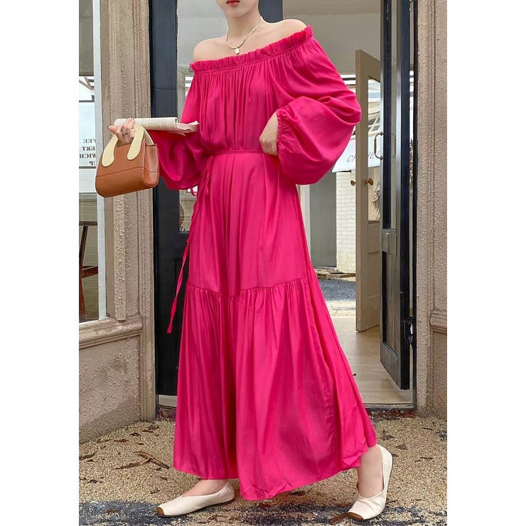 ロングリボンボートネックワンピース | Ulysses | 詳細画像2 