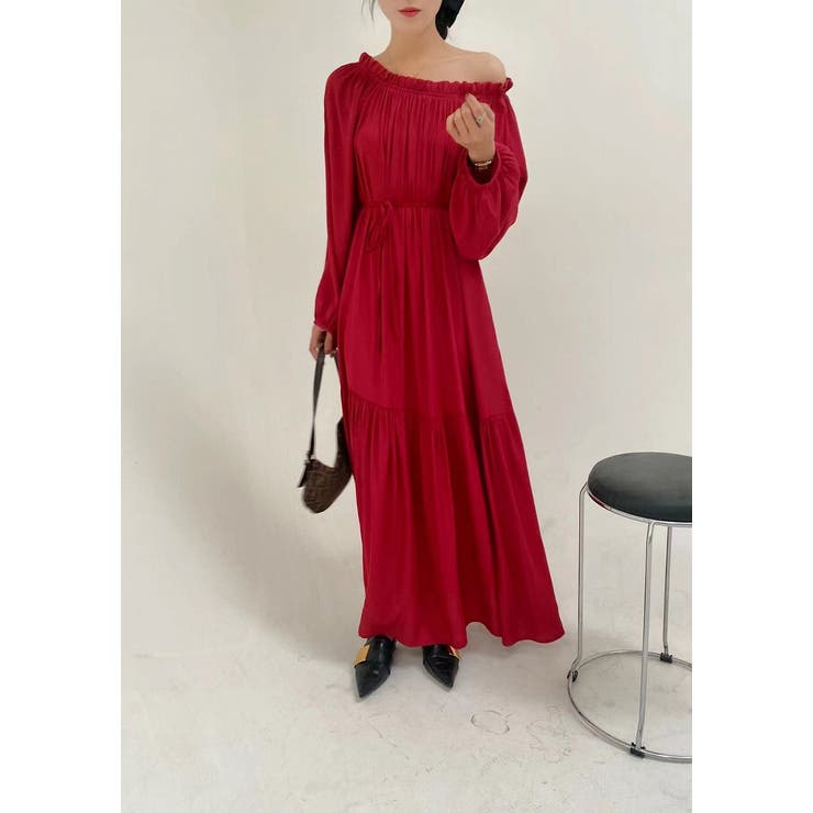 ロングリボンボートネックワンピース | Ulysses | 詳細画像4 