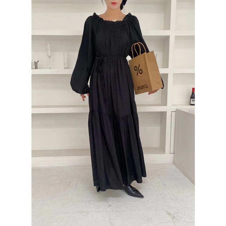 ロングリボンボートネックワンピース | Ulysses | 詳細画像13 