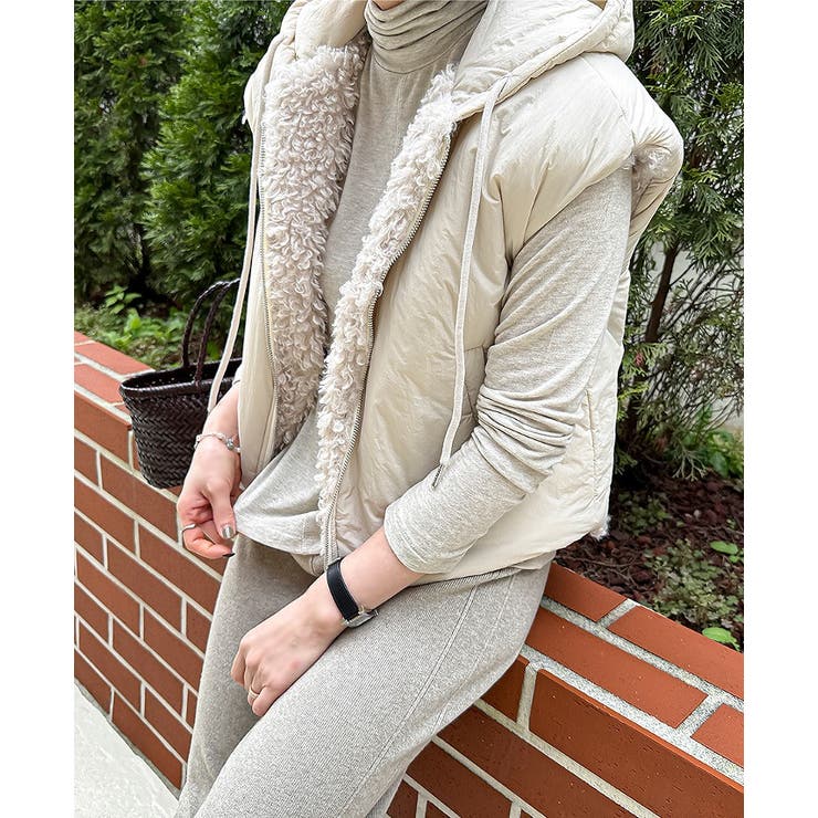 フード付きリバーシブルベスト | Ulysses | 詳細画像2 