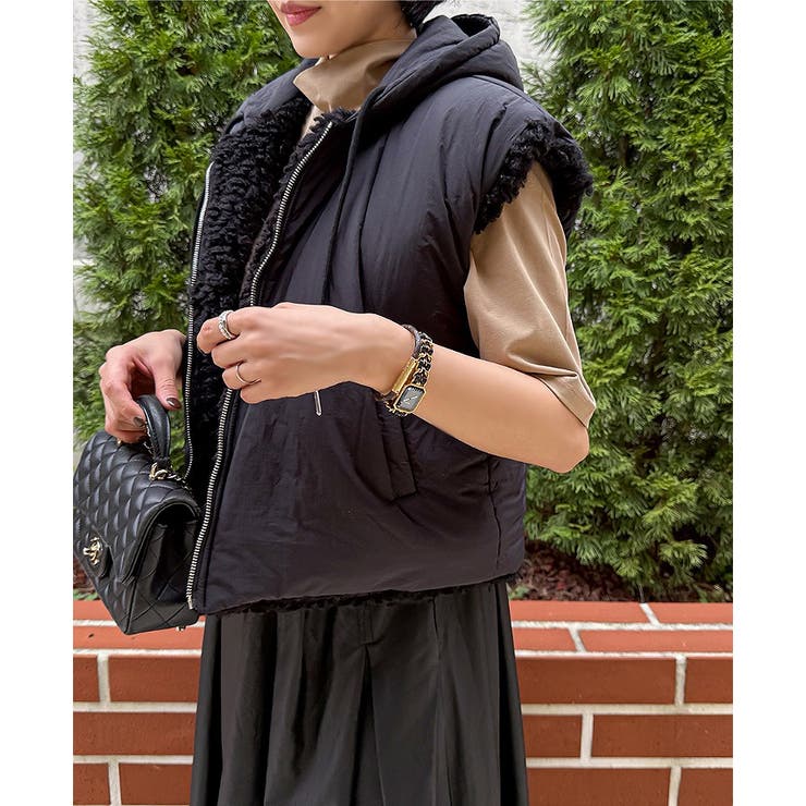 フード付きリバーシブルベスト | Ulysses | 詳細画像5 