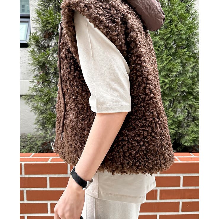 フード付きリバーシブルベスト | Ulysses | 詳細画像9 