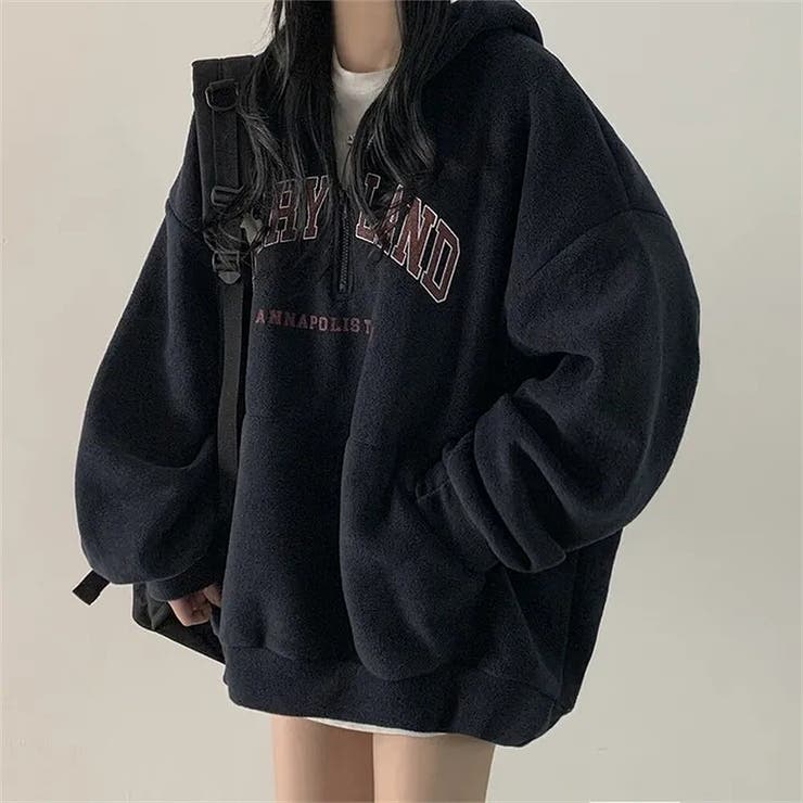 ネイビー | プリントパーカー | Ulysses