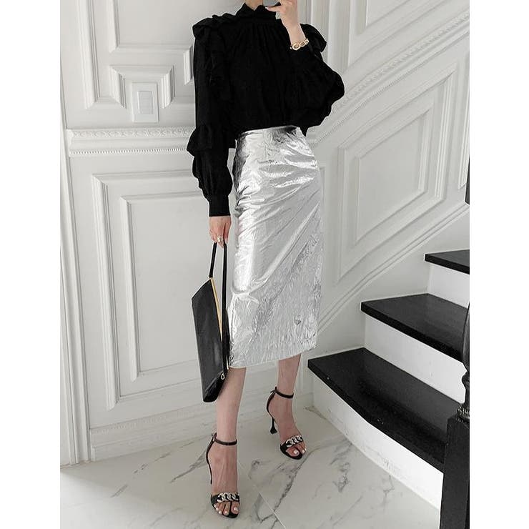 フリルスタンドカラーシャツトップス | Ulysses | 詳細画像9 