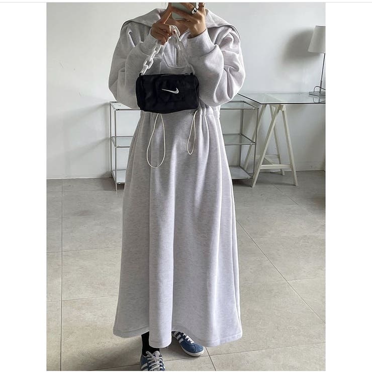 Y’s ワイズ スウェットワンピース グレー スウェットワンピース[品番：NTRW0012543]｜Ulysses（ユリシス）の