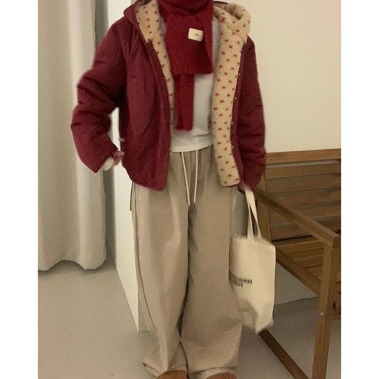 フード付きリバーシブルボアジャケット | Ulysses | 詳細画像3 