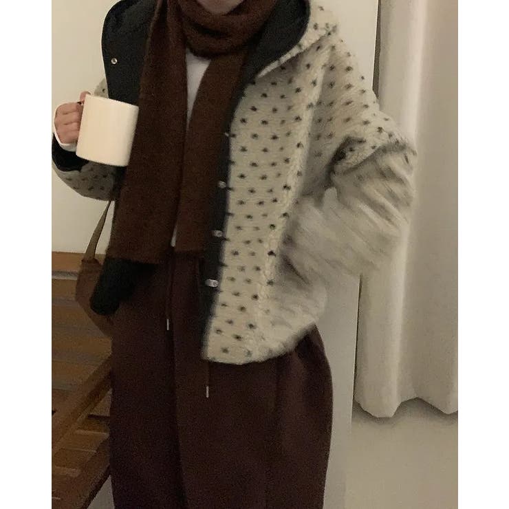 フード付きリバーシブルボアジャケット | Ulysses | 詳細画像11 