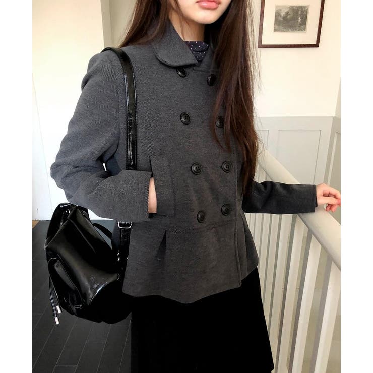 グレー | 襟付きダブルブレストジャケット | Ulysses