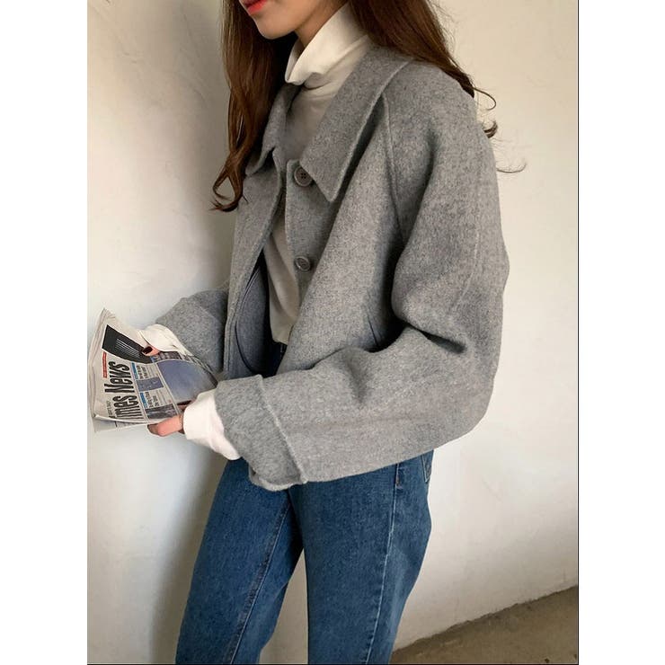 襟付きシングルブレストメルトンジャケット | Ulysses | 詳細画像6 