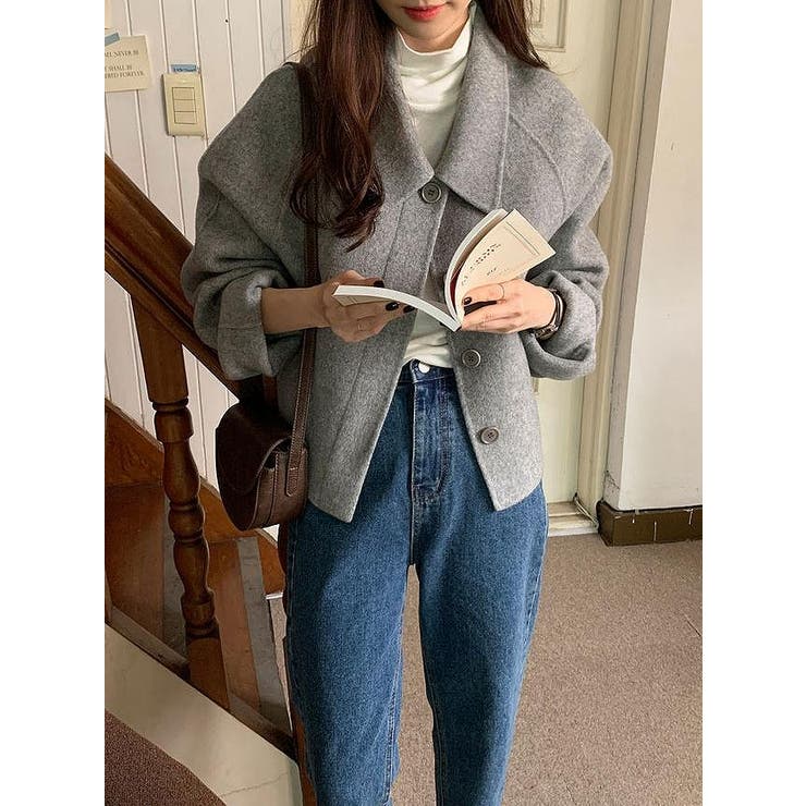 襟付きシングルブレストメルトンジャケット | Ulysses | 詳細画像7 