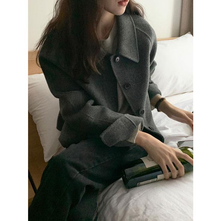 襟付きシングルブレストメルトンジャケット | Ulysses | 詳細画像9 