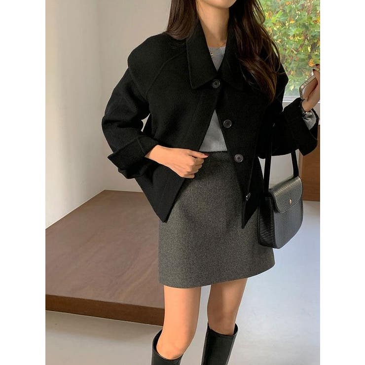 襟付きシングルブレストメルトンジャケット | Ulysses | 詳細画像14 