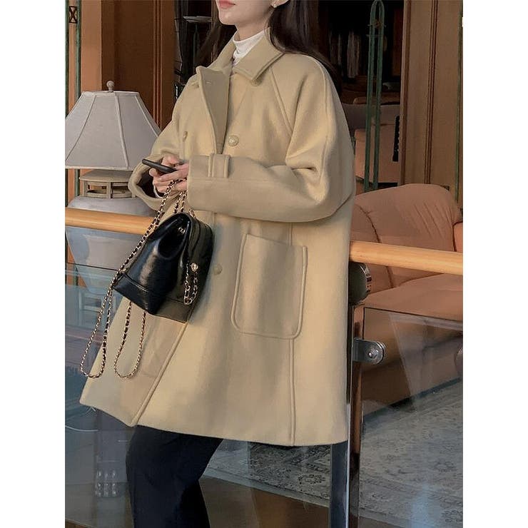 襟付きダブルブレストメルトンジャケット | Ulysses | 詳細画像1 