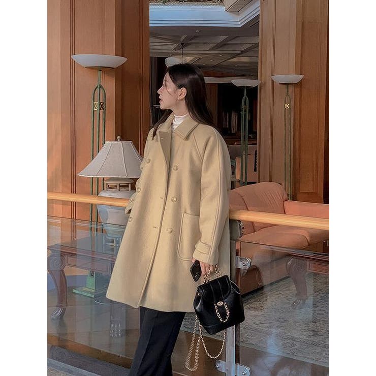 襟付きダブルブレストメルトンジャケット | Ulysses | 詳細画像2 