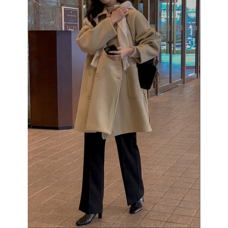 襟付きダブルブレストメルトンジャケット | Ulysses | 詳細画像4 