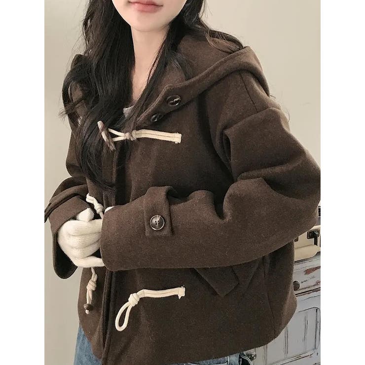 ブラウン | トグルボタンメルトンジャケット | Ulysses