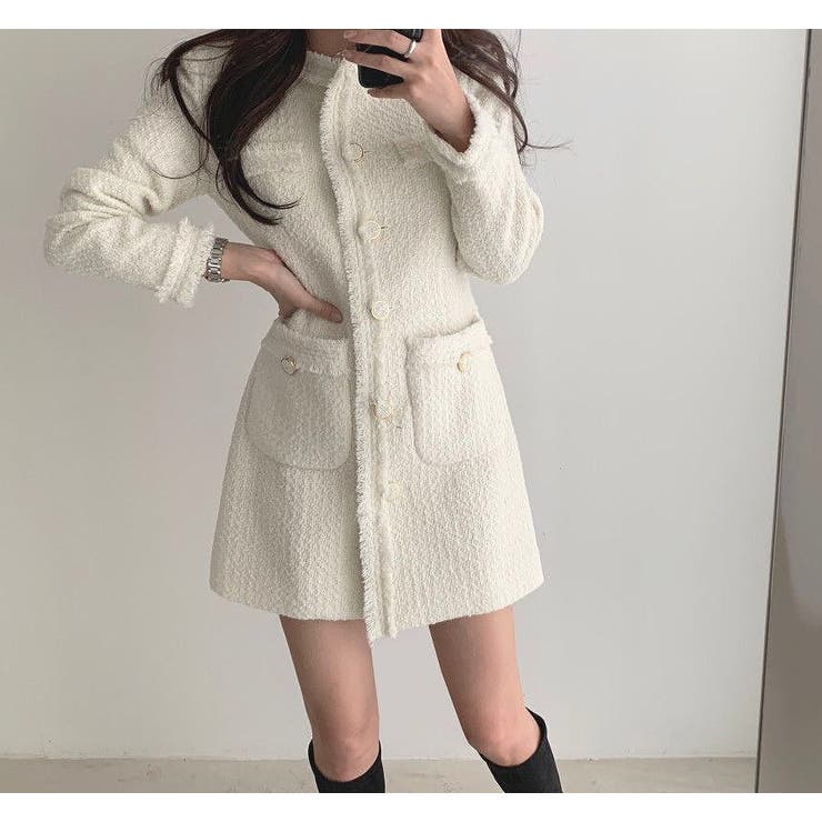 長袖シングルブレストワンピース | Ulysses | 詳細画像4 
