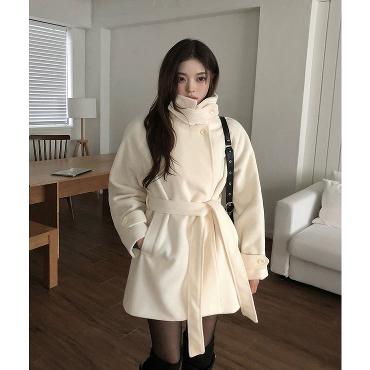 リボンスタンドカラーメルトンジャケット | Ulysses | 詳細画像2 