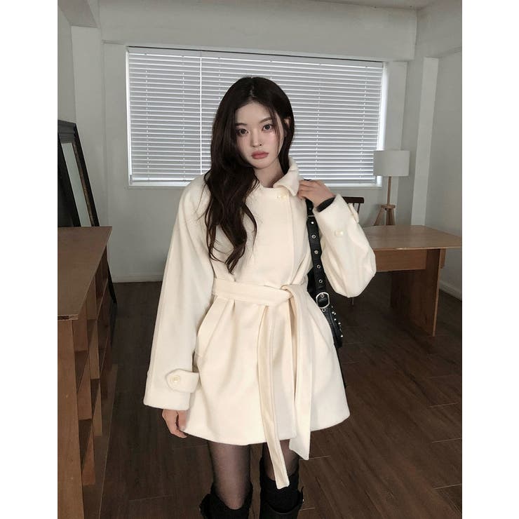 リボンスタンドカラーメルトンジャケット | Ulysses | 詳細画像4 