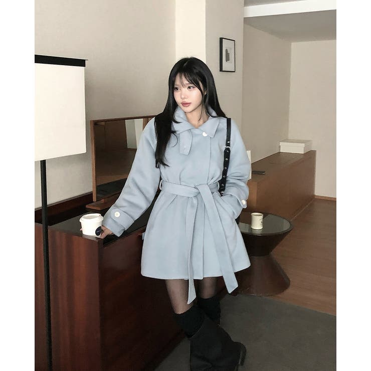 リボンスタンドカラーメルトンジャケット | Ulysses | 詳細画像5 