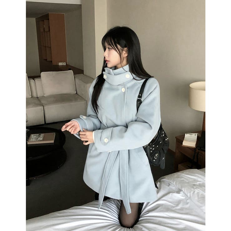 リボンスタンドカラーメルトンジャケット | Ulysses | 詳細画像8 