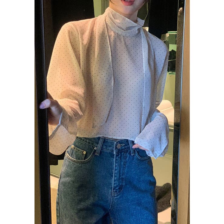 リボンドット柄トップス | Ulysses | 詳細画像4 