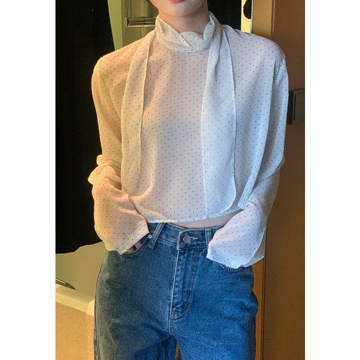 リボンドット柄トップス | Ulysses | 詳細画像5 