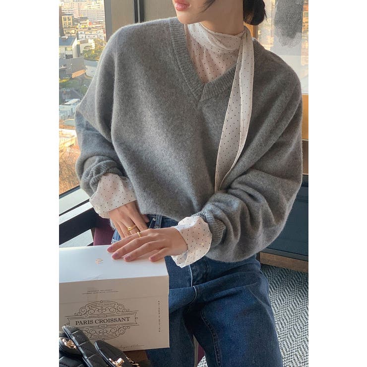 リボンドット柄トップス | Ulysses | 詳細画像7 