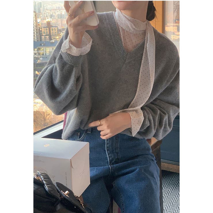 リボンドット柄トップス | Ulysses | 詳細画像8 