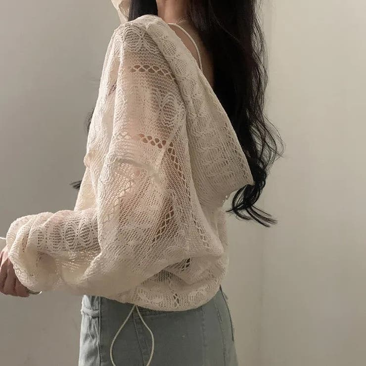 レースフード付きジップ付きジャケット | Ulysses | 詳細画像3 