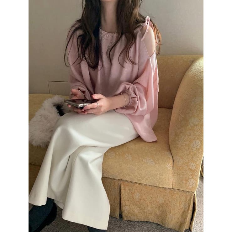 リボンオフショルダートップス | Ulysses | 詳細画像2 