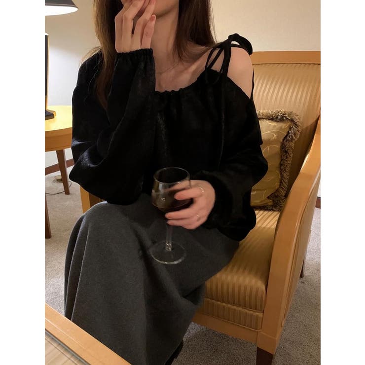 リボンオフショルダートップス | Ulysses | 詳細画像6 