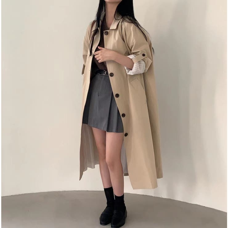 ベージュ | 襟付きシングルブレストジャケット | Ulysses