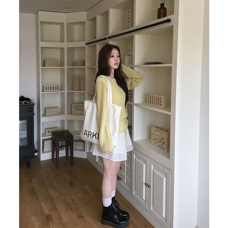 ドローストリングシングルブレストニットトップス | Ulysses | 詳細画像6 