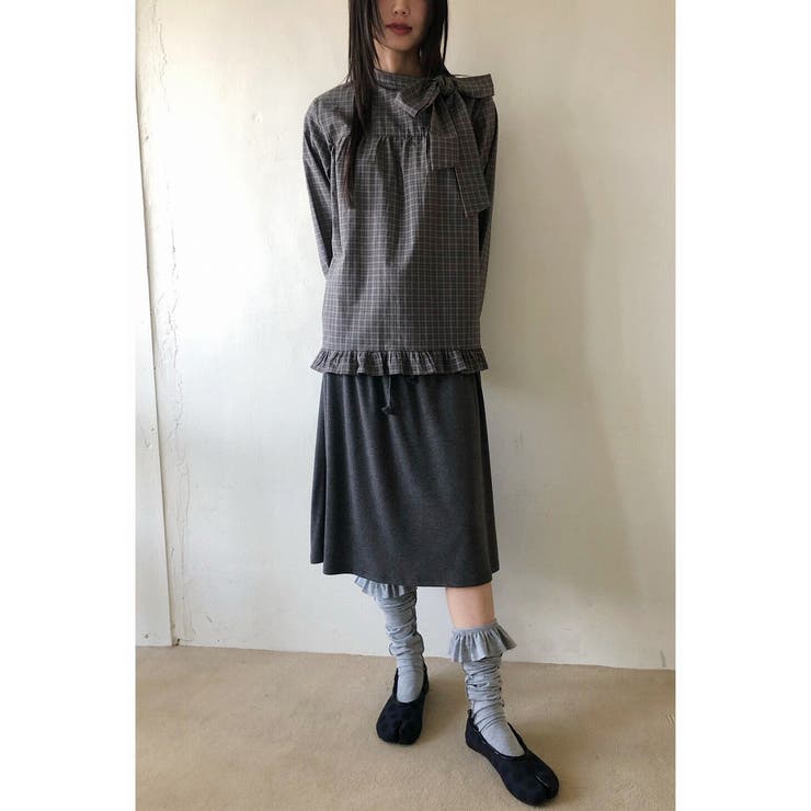 リボンチェック柄シャツ | Ulysses | 詳細画像1 