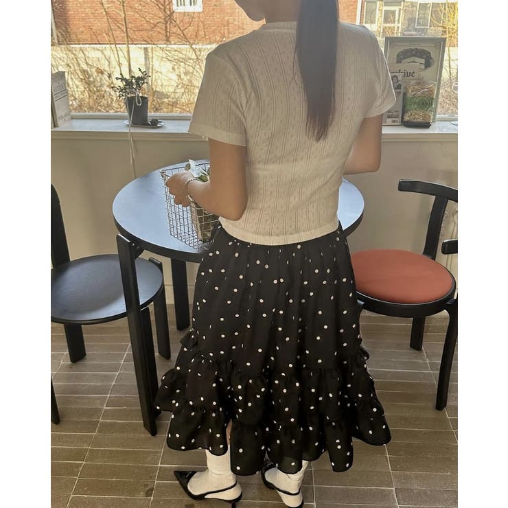 フリルドット柄スカート | Ulysses | 詳細画像5 