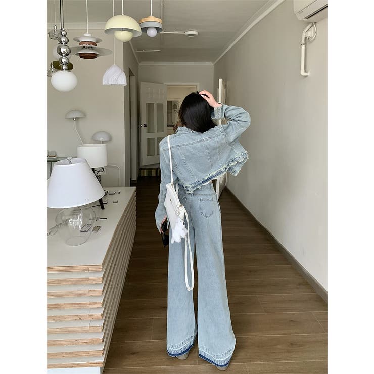 デニムジャケットワイドパンツセットアップ | Ulysses | 詳細画像9 