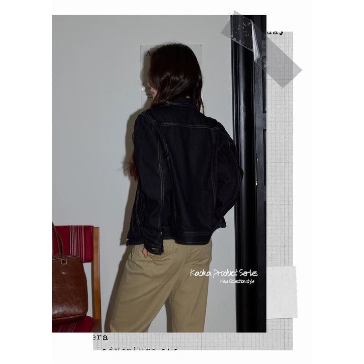 デニム襟付きシングルブレストジャケット | Ulysses | 詳細画像3 