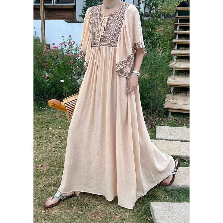 リボン半袖ロングワンピース | Ulysses | 詳細画像13 