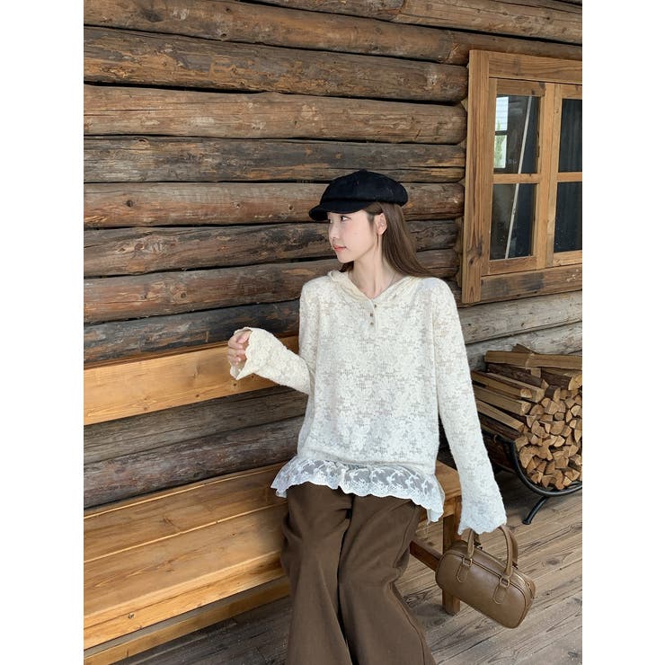 フード付きレーストップス | Ulysses | 詳細画像6 