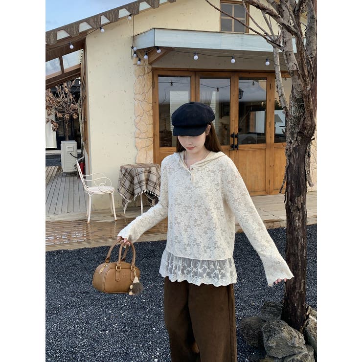 フード付きレーストップス | Ulysses | 詳細画像7 