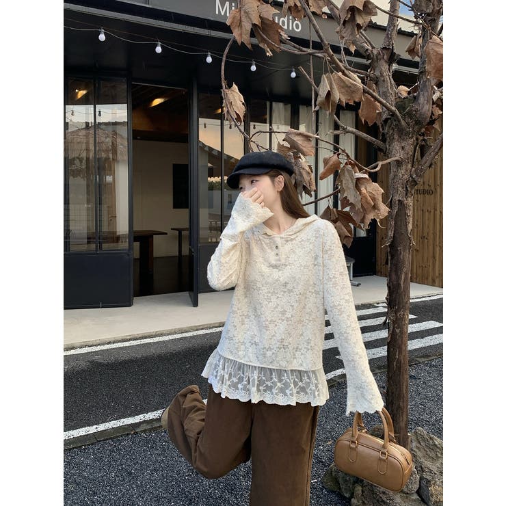 フード付きレーストップス | Ulysses | 詳細画像8 