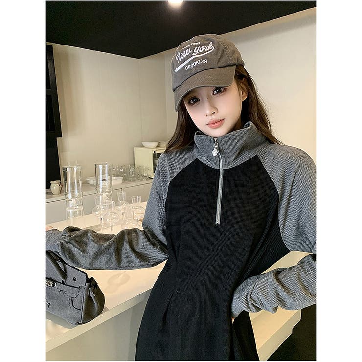 スウェット配色ワンピース | Ulysses | 詳細画像3 