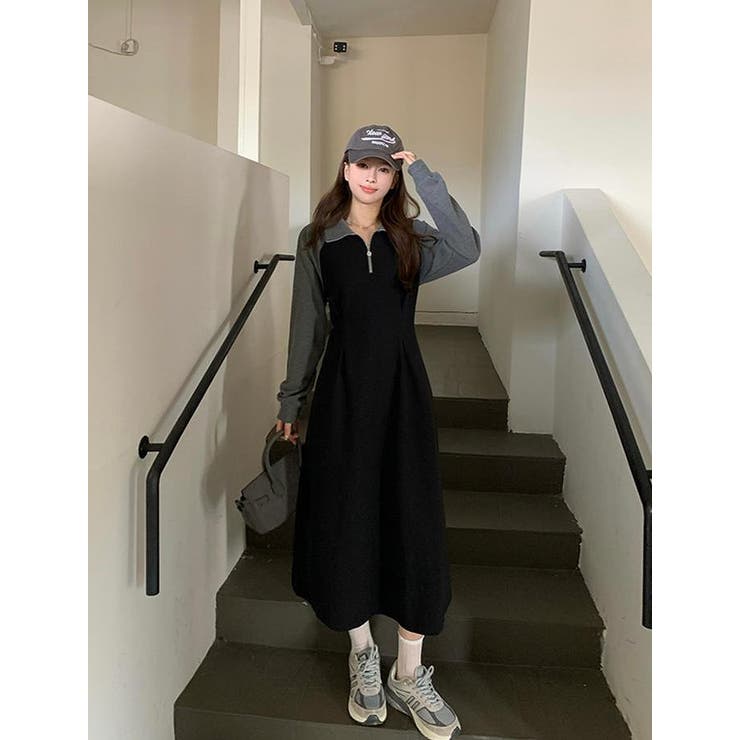 スウェット配色ワンピース | Ulysses | 詳細画像5 