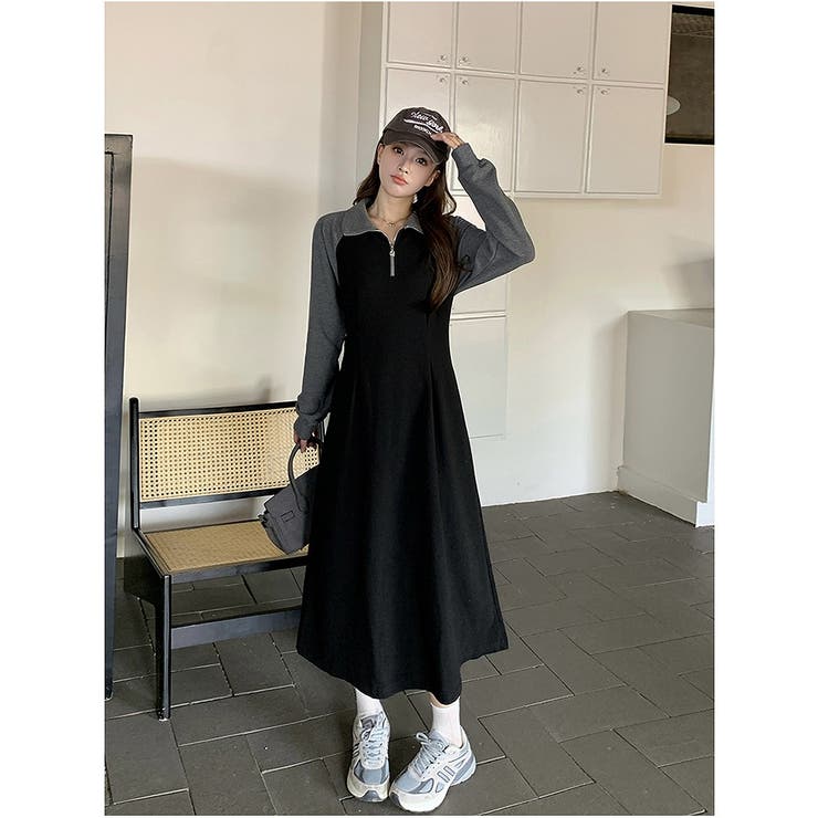 スウェット配色ワンピース | Ulysses | 詳細画像6 