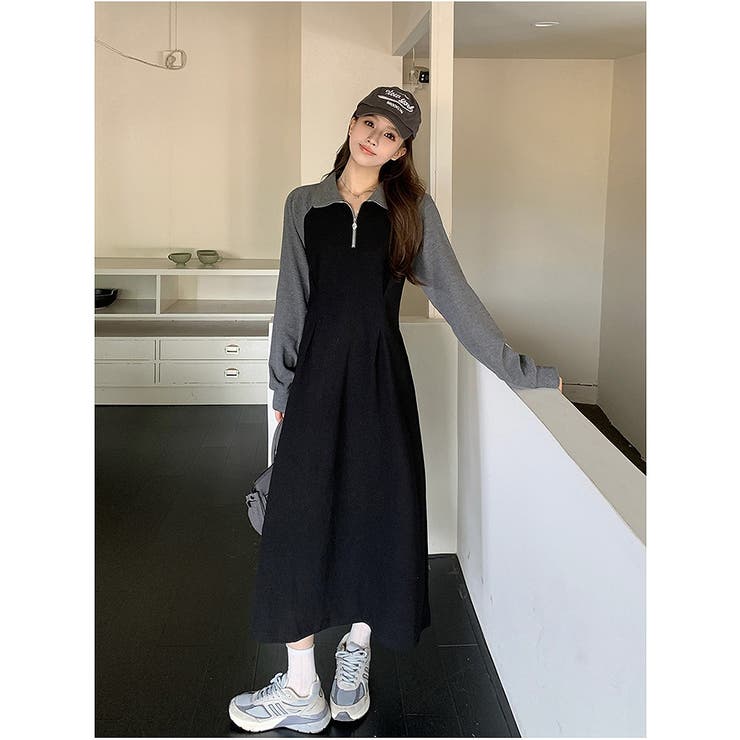 スウェット配色ワンピース | Ulysses | 詳細画像7 