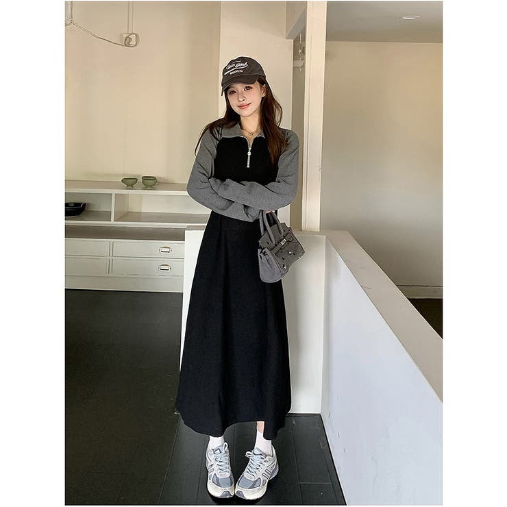 スウェット配色ワンピース | Ulysses | 詳細画像9 